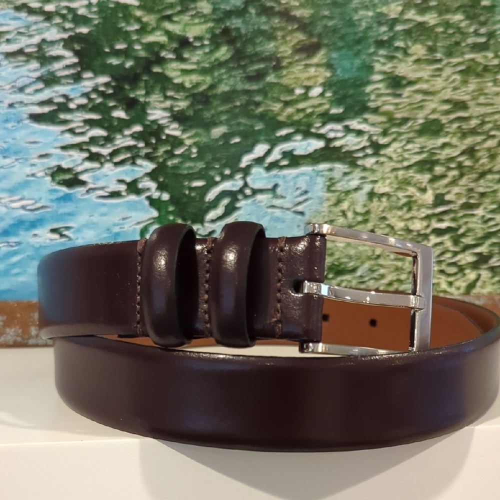 Men's Brown Leather Belt